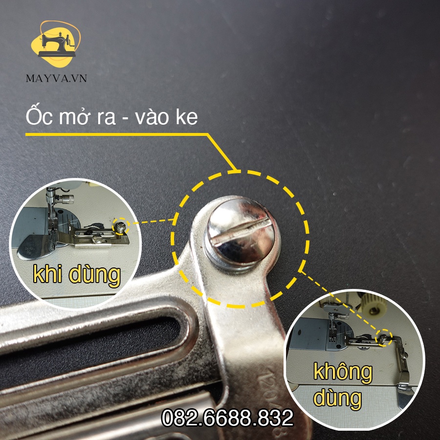 Ke Cữ Cuốn Lai / Cuốn Gấu 3ly 5ly 6ly 9ly 15ly 19ly 22ly 25ly Dành cho máy may công nghiệp và máy may gia đình