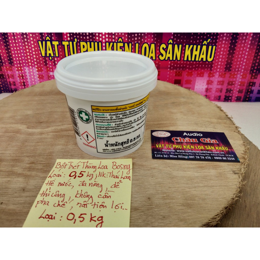 Matit trét thùng loa 0.5kg 1 lon