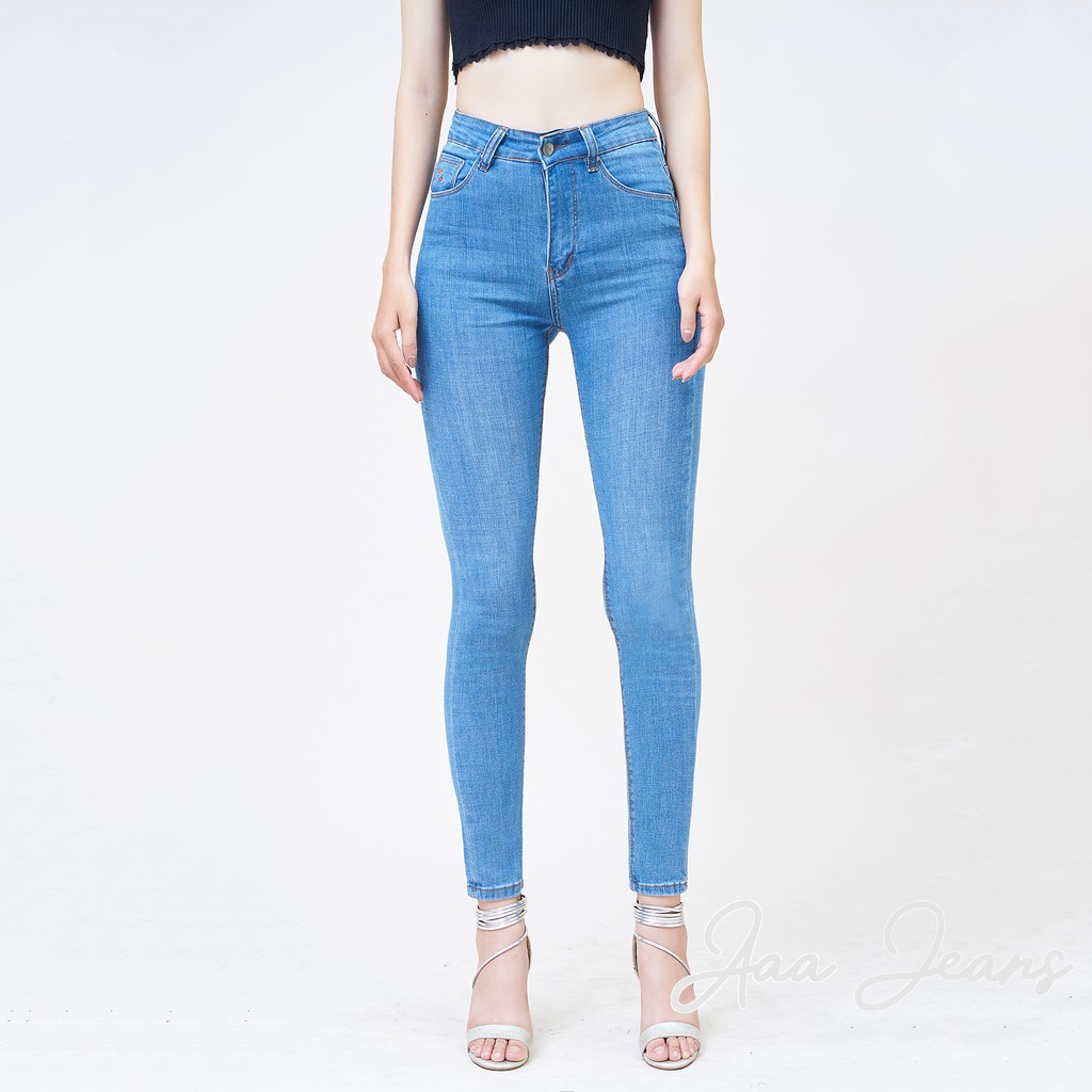 Quần Jean Cạp Cao Nữ Skinny Xanh Biển Aaa Jeans – UCSD RAYON