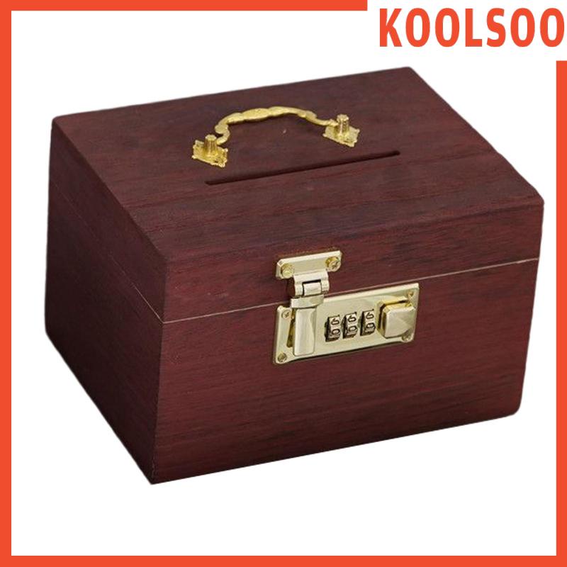 Hộp Đựng Tiền Tiết Kiệm Có Khóa Mật Khẩu Phong Cách Vintage Dành Cho Trẻ Em