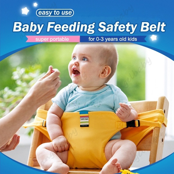 Ghế trẻ em di động Du lịch có thể gấp lại được Bữa ăn có thể giặt được Bọc ăn cao Dây đai an toàn Cho trẻ ăn Phụ kiện chăm sóc em bé