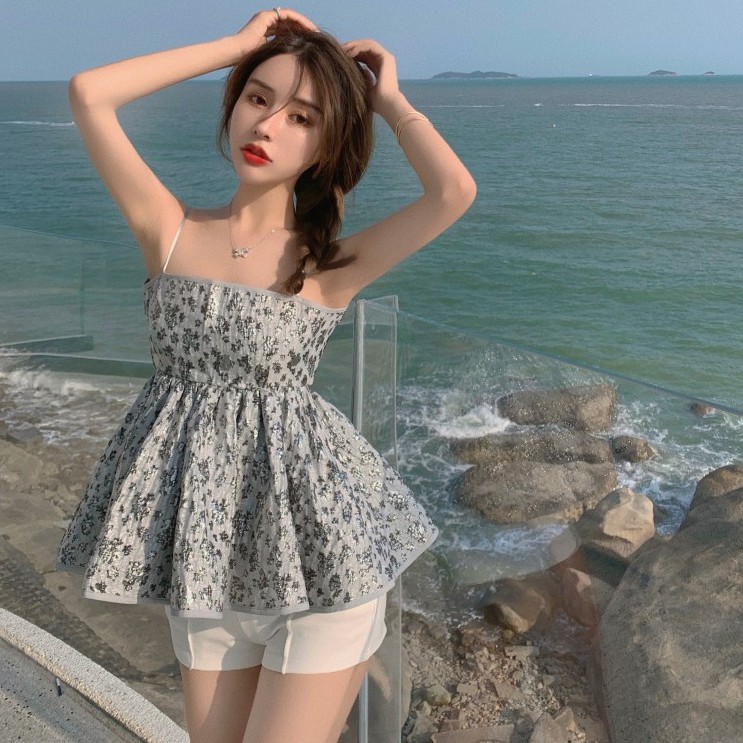 Áo sơ mi nữ hai dây Emilyshop