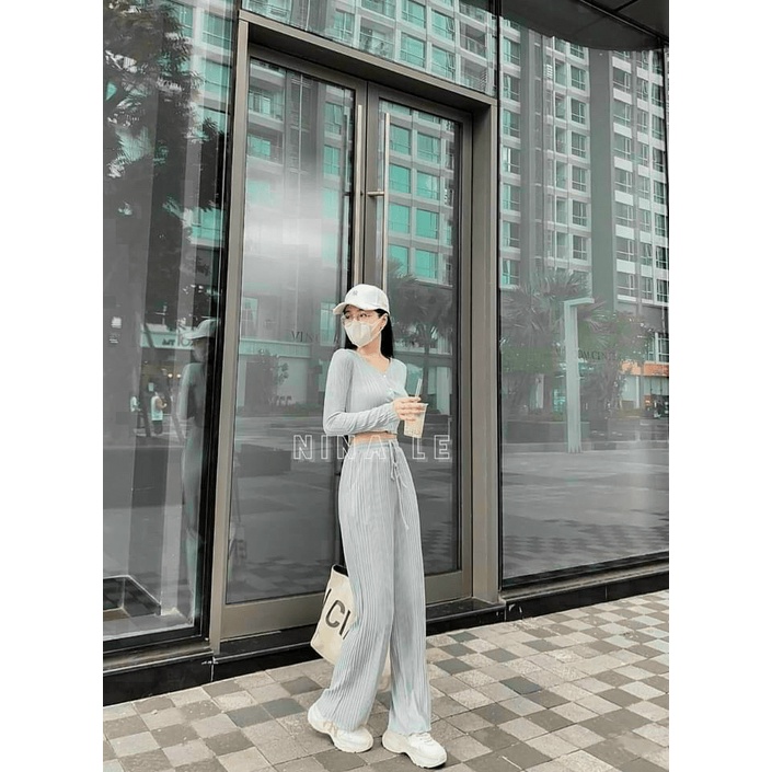 SÉT NỮ CHẤT THUN GÂN DÀI TÔN DÁNG NÓNG BỎNG CHO CÁC NÀNG SIÊU XINH SHOP VALENTINA