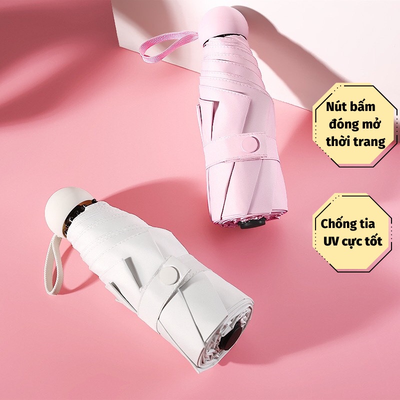 Ô Dù Mini Ô Che Mưa Tiện Ích Nhỏ Gọn Thông Minh Sang Trọng Dù Che Mưa Toki