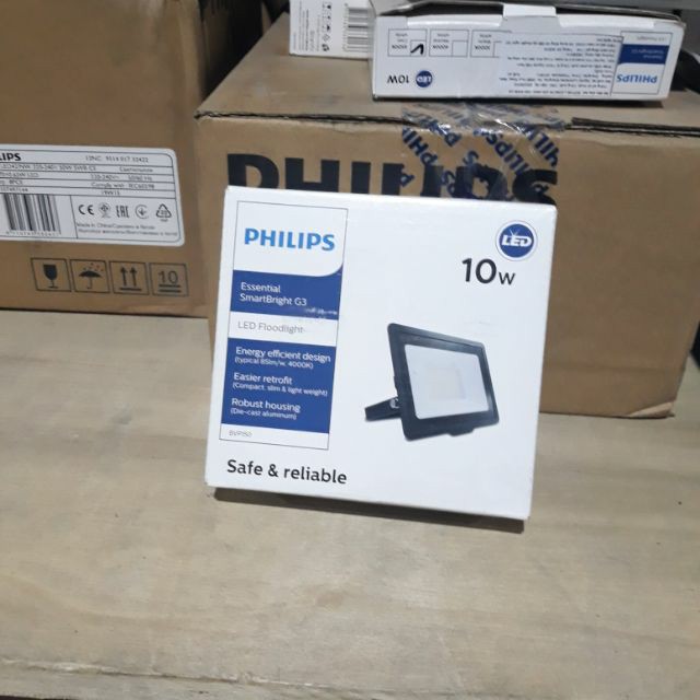 Đèn Pha LED Philips ☣️ CHÍNH HÃNG - BẢO HÀNH 24 THÁNG ☣️ BVP150 LED 10W -20W-30W-50W-70W a.s trắng/vàng/trung tính