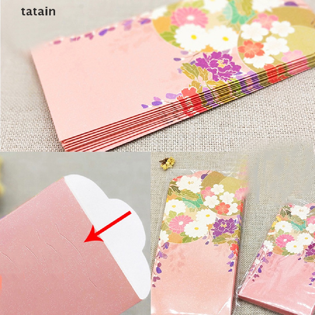 [TAT] 10PCS Chinese Red Envelope Creative Hongbao New Year Spring Festival Envelope CVX