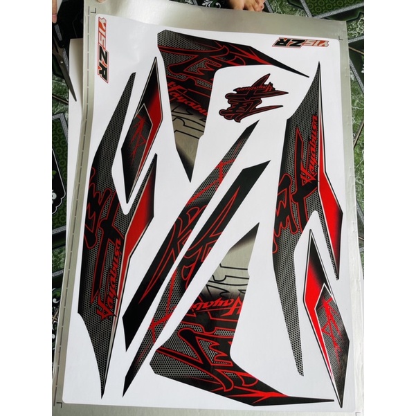 Tem rời Candy Vario Hayabusa đỏ đen