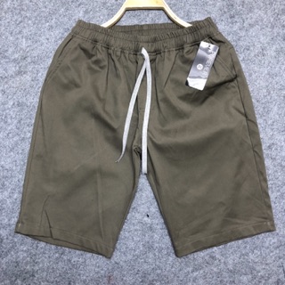 Quần short lưng thun ngang gối