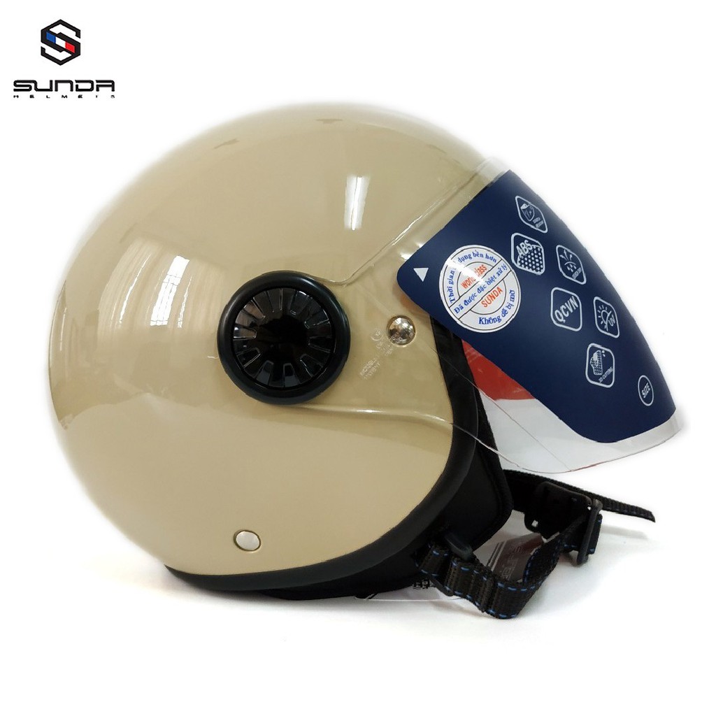 Nón bảo hiểm 3/4 chính hãng SUNDA 228 (nhiều màu)