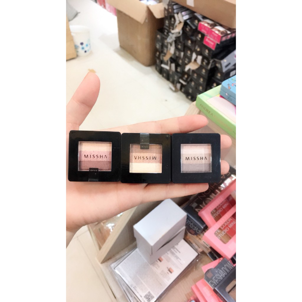 Phấn mắt 3 màu Missha Triple Perfection Shadow