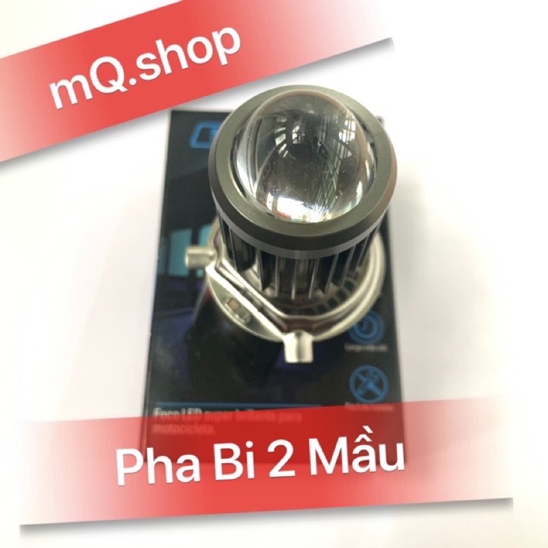 Đèn Pha LED Bi Cầu Mini 2 Màu Cos Vàng Pha Trắng Cắm Thẳng H4 M3MINI