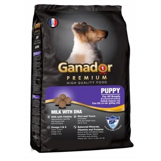 Ganador Puppy Milk DHA 400g - Thức ăn hạt khô cho chó con Ganador vị Sữa DHA gói 400g