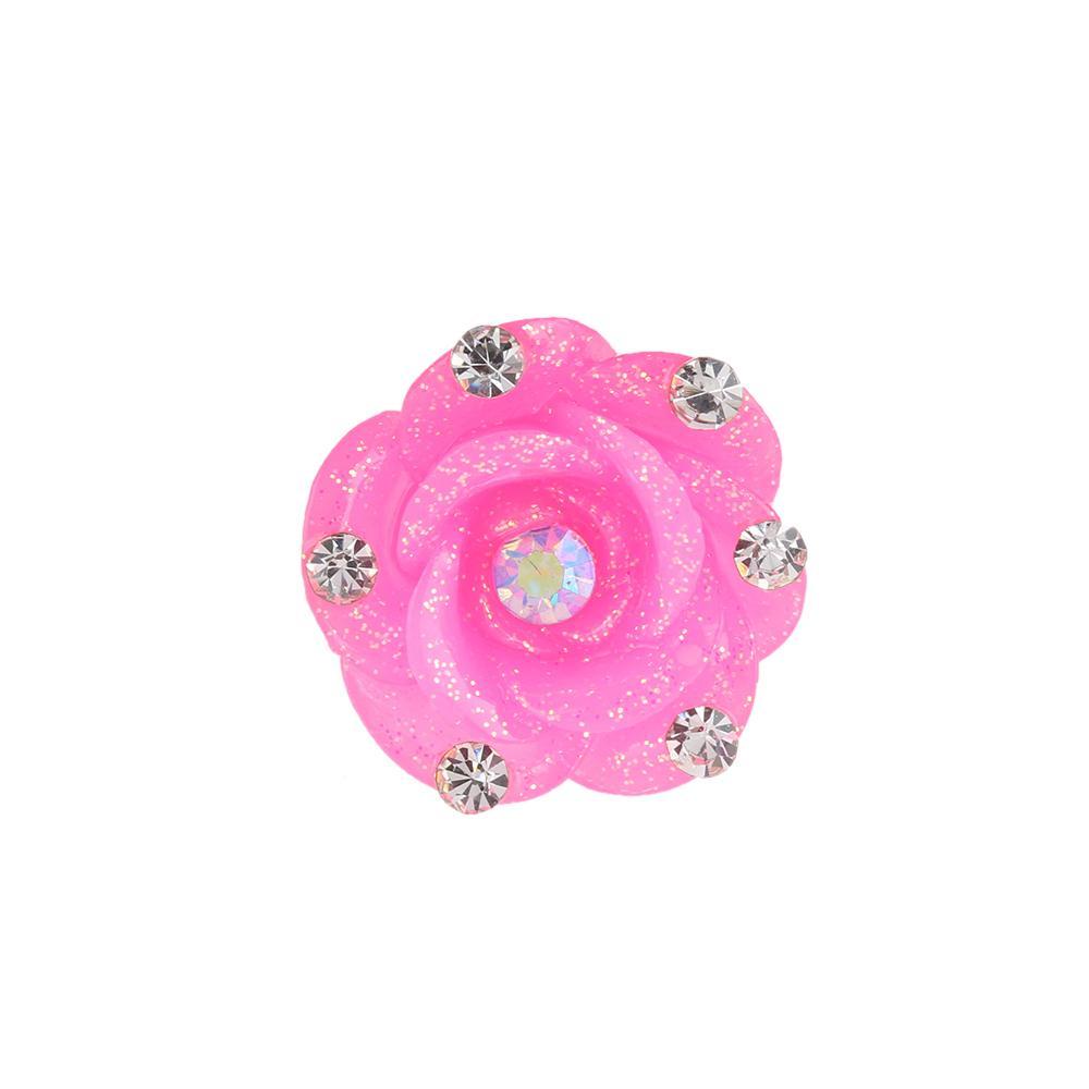 LAY Set 20 Kẹp Tóc Hoa Hồng Đính Pha Lê Mới