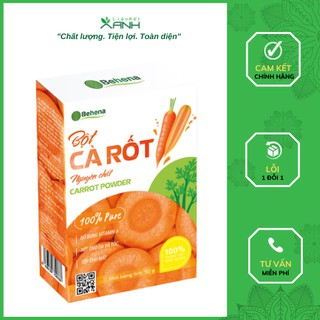 BỘT CÀ RỐT BEHENA Bổ Sung Vitamin A Tốt Cho Mắt - Đồ ăn dặm cho bé