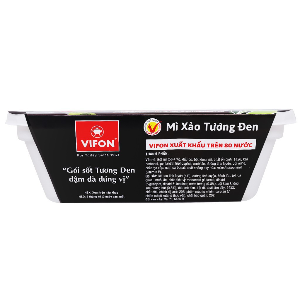 Mì sốt tương đen Vifon hộp 90g     binhcaoshop