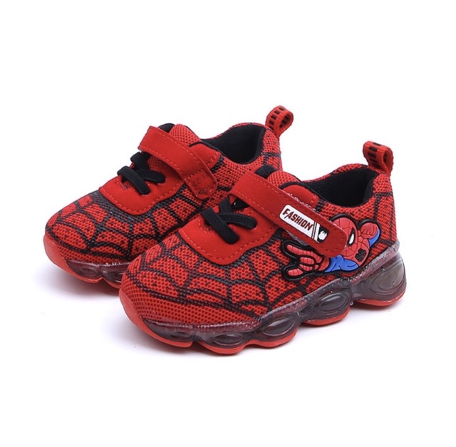 Giày bata siêu nhân nhện cho bé trai