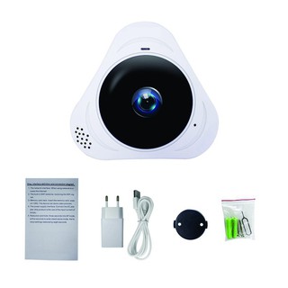 Camera IP V380 siêu nhỏ 360 độ fullHD 1080P Mini quan sát mọi góc nhìn