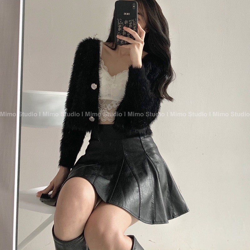 ÁO LÔNG - CHÂN VÁY DA DÁNG XOÈ | BigBuy360 - bigbuy360.vn