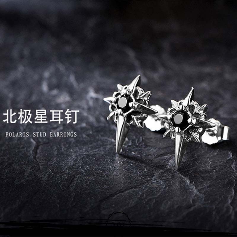 Bông tai Bạc 925 cao cấp ngôi sao bắc đẩu Polaris Luxury – khuyên tai ViVi_Gift