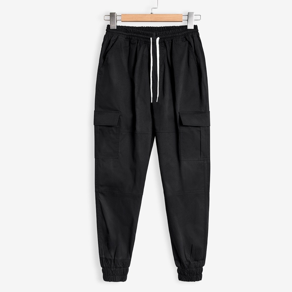 Quần Jogger Kaki Túi Hộp Nam ROUGH OUTFIT Chất Kaki Mỏng Nhẹ