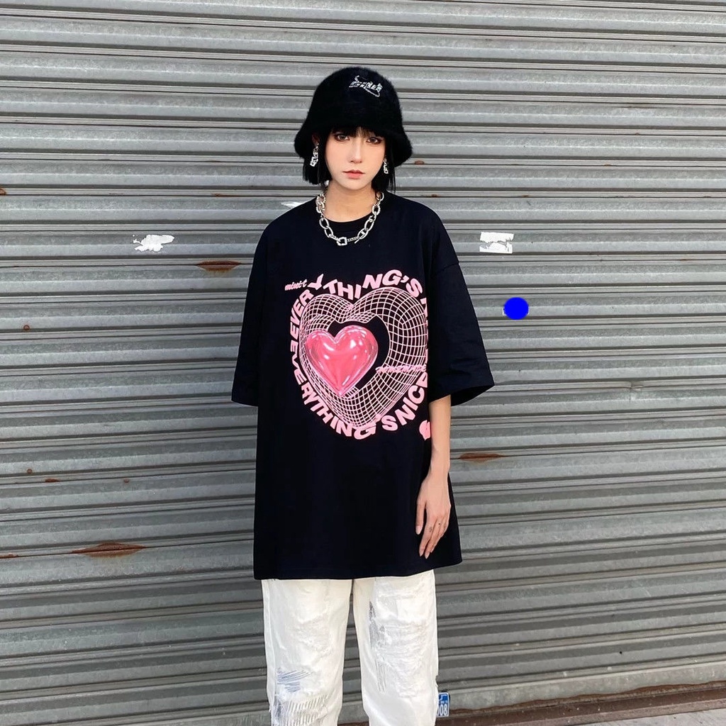 NRVP Áo thun nữ cổ tròn ngắn tay thời trang mùa hè phong cách Hàn Quốc 2022