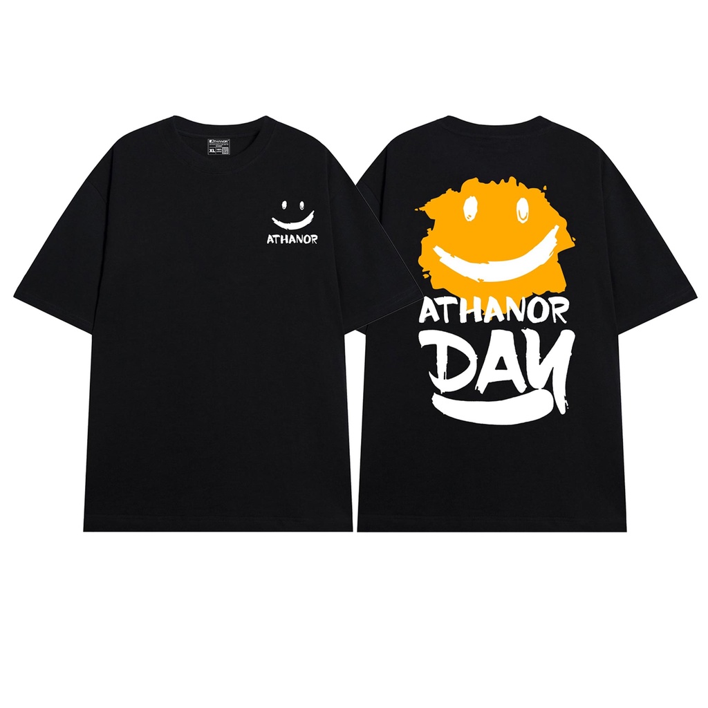 Áo oversize nam ATHANOR form rộng tay lỡ chất cotton 100% mẫu DAY