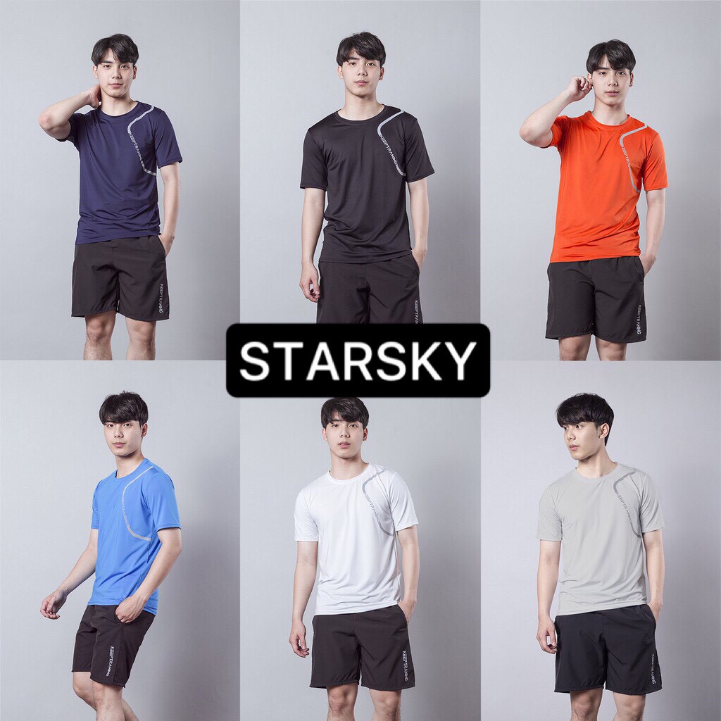 Quần áo thể thao đồ bộ nam mặc nhà mùa hè thun lạnh- STARSKY BH24