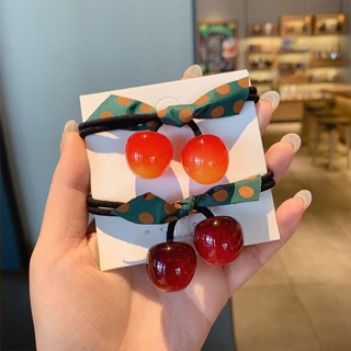 Cột tóc quả Cherry xinh xắn