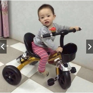 Xe Đạp 3 Bánh Cho Bé 2-5t (Có Giỏ + Chuông + Bình Nước)