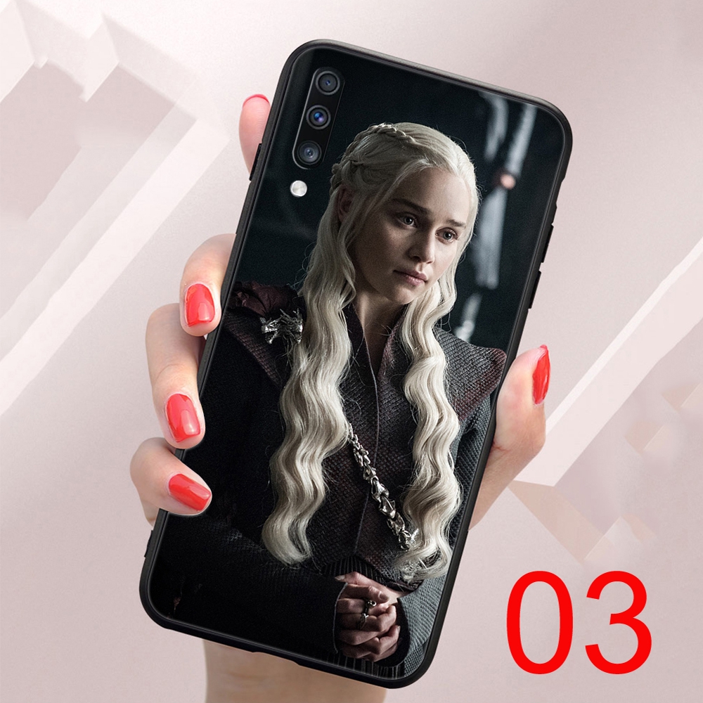 Đen Ốp Điện Thoại Mềm In Hình Game Of Thrones Cho Samsung A01 A11 A21 A21S A31 A41 A51 A71 A81 A91