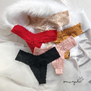 Quần lót nữ ren thiết kế chữ T lọt khe - Julie Summer Sanvajulie