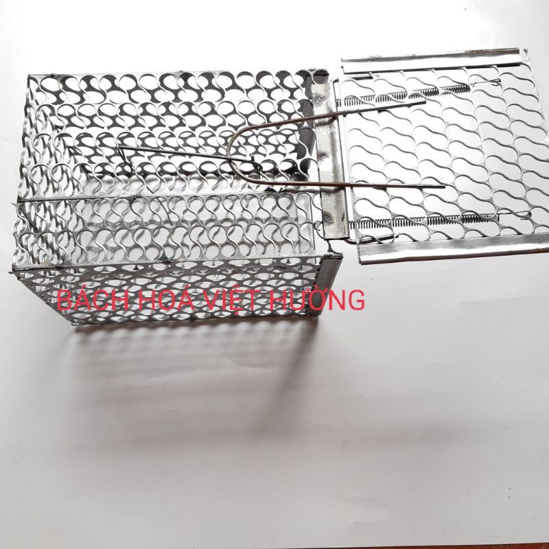 Bẫy chuột lồng sắt 1 cửa đủ kích thước [Hàng đẹp]