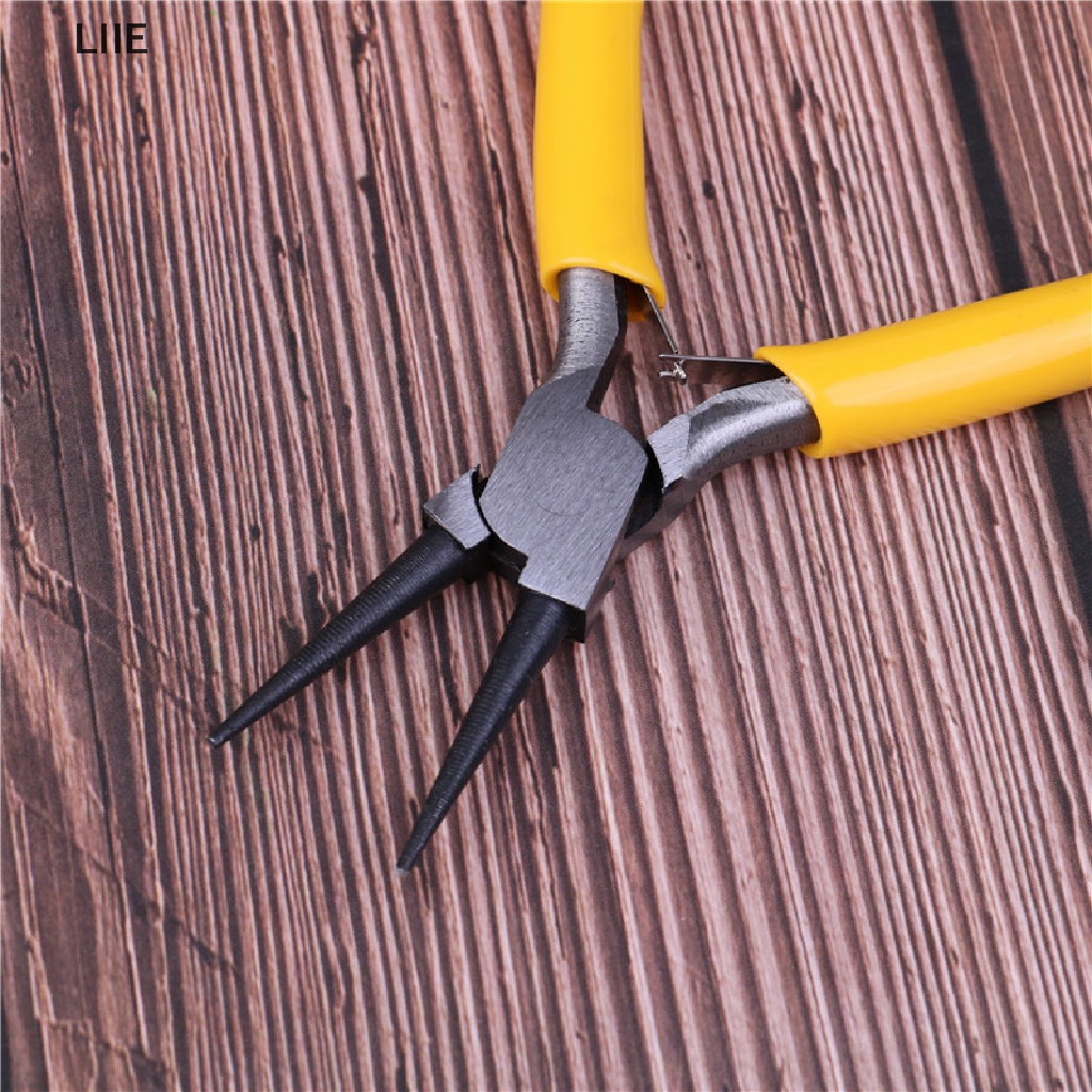 Kìm Mũi Tròn Mini Bằng Thép Carbon Dùng Làm Trang Sức Thủ Công DIY