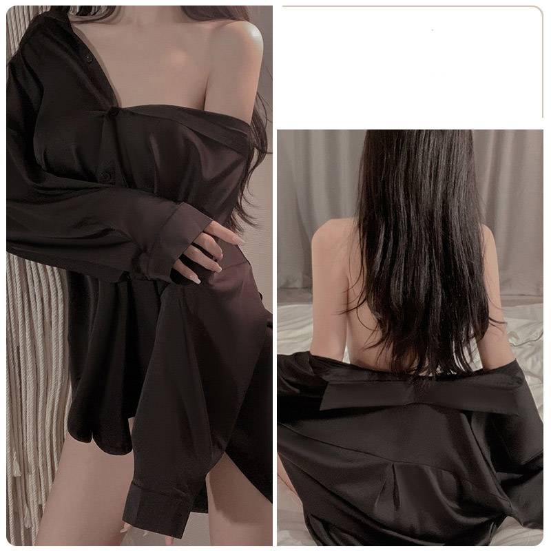 Đồ ngủ Pajama Màu Trơn Cỡ Lớn Thoải Mái Gợi Cảm Cho Nữ