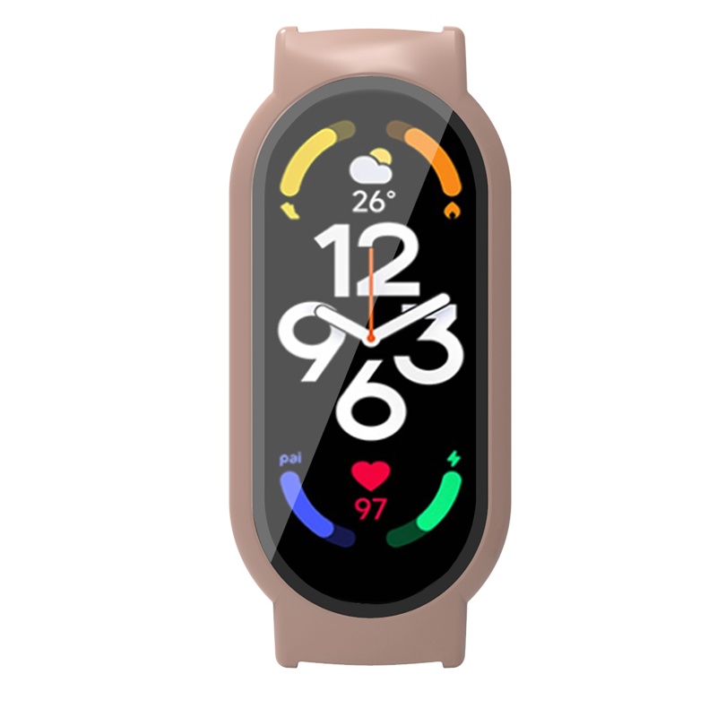 Bộ Kính Cường Lực Bảo Vệ Màn Hình 2 Trong 1 + Ốp Bảo Vệ Cho Mi Band 7