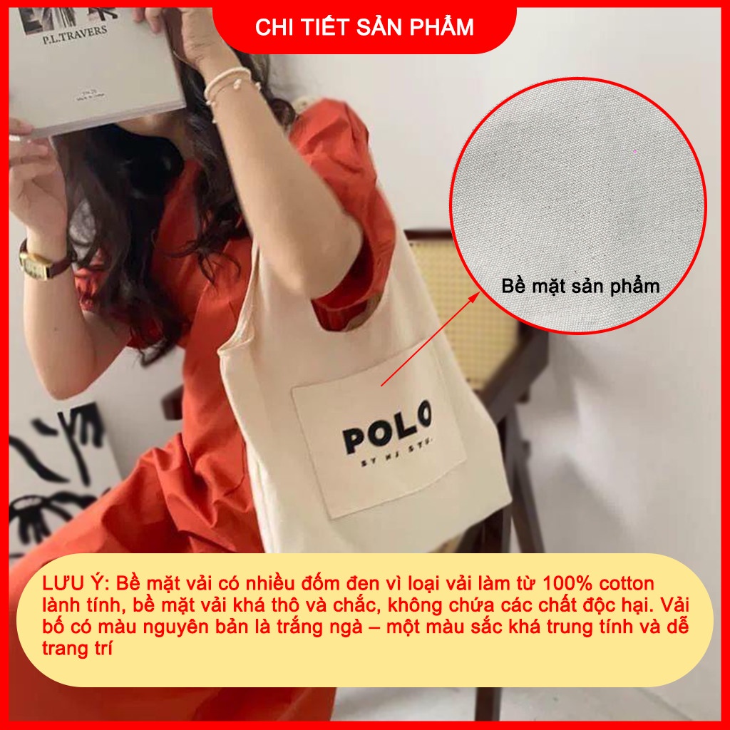 Túi tote vải canvas nam nữ unisex đi học đi chơi , túi xách đeo vải bố ulzzang thời trang nhiều ngăn đẹp rẻ_NH