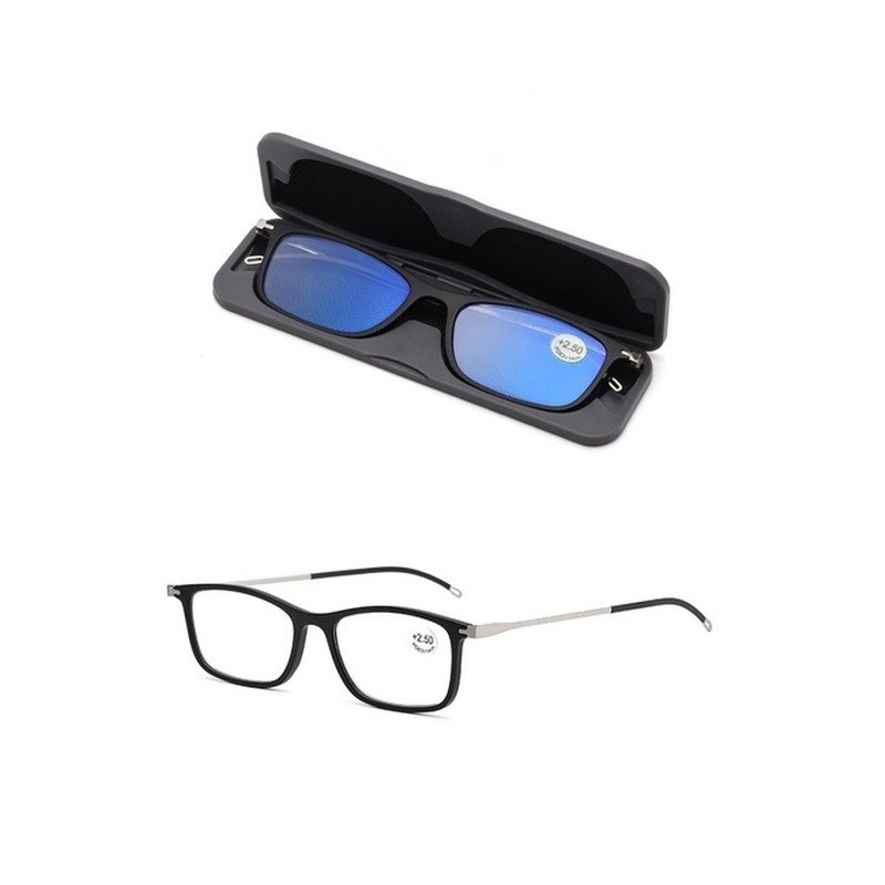 【+100°~+400°Mắt Kính Đọc Sách Siêu Nhẹ Và Siêu Mỏng Chống Ánh Sáng Xanh Chống Mệt Mỏi Thoải Mái Cho Nam Và Nữ