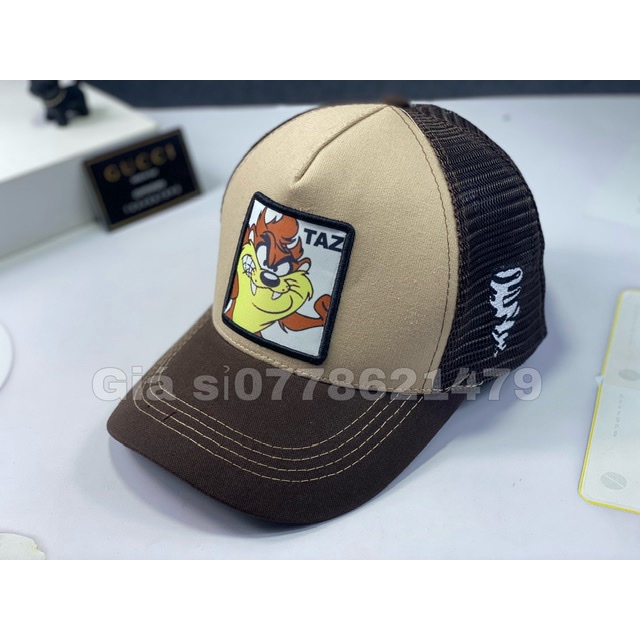 Mũ kết lưỡi trai phối lưỡi logo vuông hoặc hình - nón kết thời trang trẻ