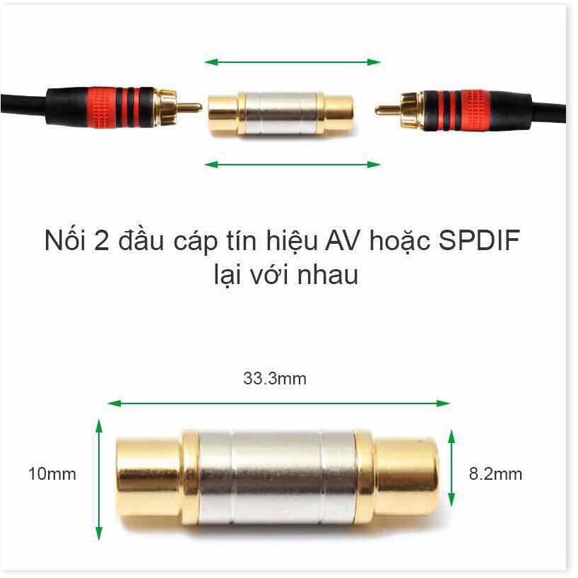 Jack nối AV - 1 cái