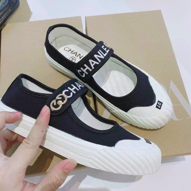 Giày búp bê vải quai ngang bền đẹp ( phom nhỏ tăng size)