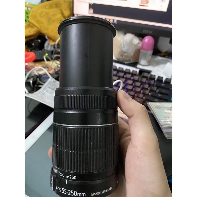 Lens Canon EF-s 55-250mm f/4 - 5.6 IS ( Cũ ) | Lens chuyên dụng zoom xa chất lượng cao