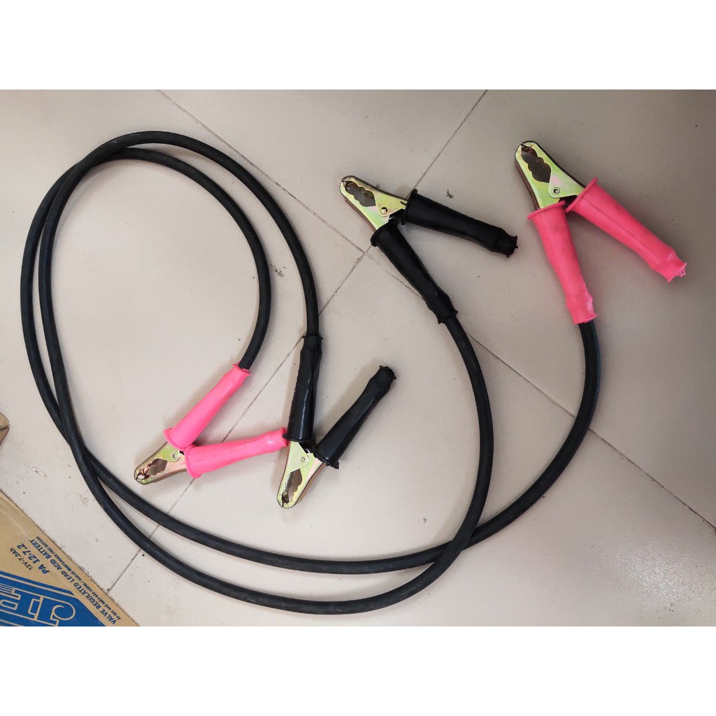 Bộ dây cáp câu bình ắc quy 12V, 24V Dài 1m7/sợi, dây cáp to M25 loại 1, hàng có sẵn sll, cam kết chất lượng