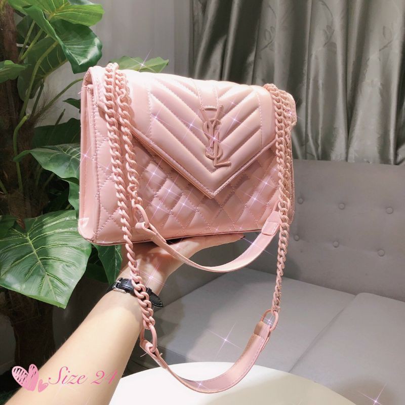 Túi đeo chéo nữ full màu phom chuẩn