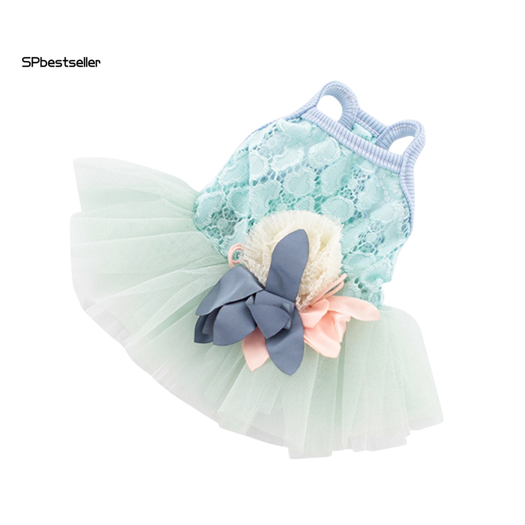 Đầm Lưới Không Tay Co Giãn Đáng Yêu Dành Cho Cún Cưng