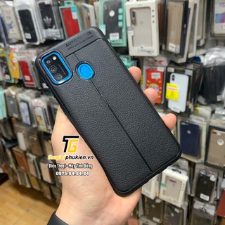 Ốp lưng SamSung Galaxy M21 silicon giả da Auto Focus
