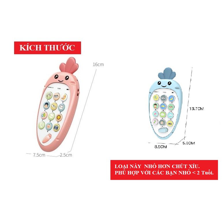 Điện thoại đồ chơi có gặm nướu cho bé