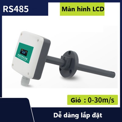 Cảm biến đo tốc độ gió trong đường ống ES-WS-01 ( RS485 Modbus RTU )