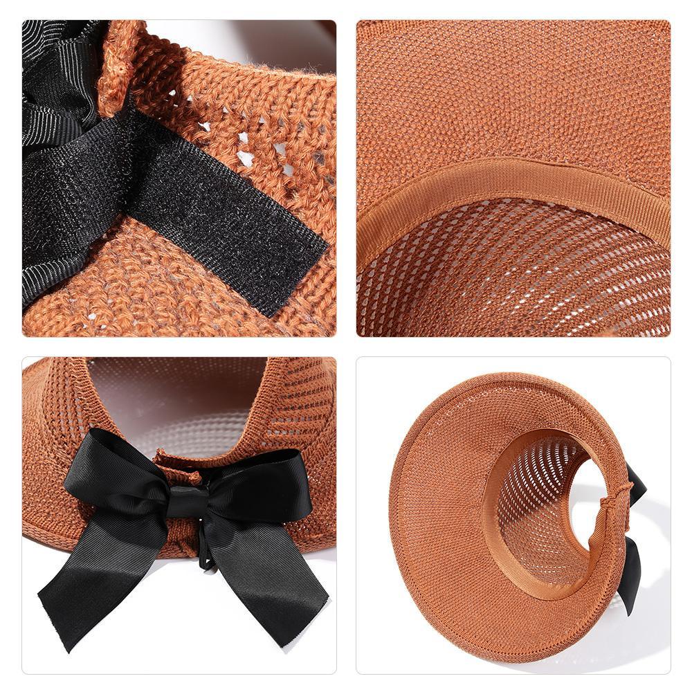 Mũ Rộng Vành Chống Nắng Gấp Gọn Được Thời Trang Đi Biển Cho Nữ