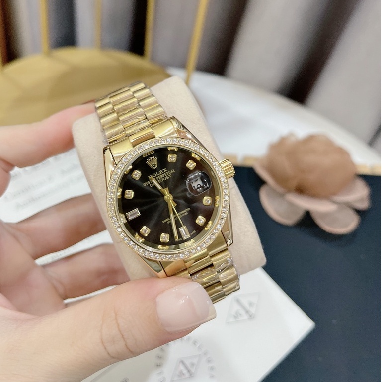 Đồng hồ nam Ro.colect mặt tròn dây kim loại sang trọng chống nước DH1519 - Shop953 | BigBuy360 - bigbuy360.vn