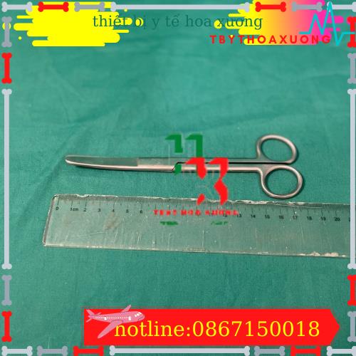 Kéo Y Tế , Kéo Cong 2 Đầu Tù 18cm Sắc Bén Hàng Loại 1 Pakistan